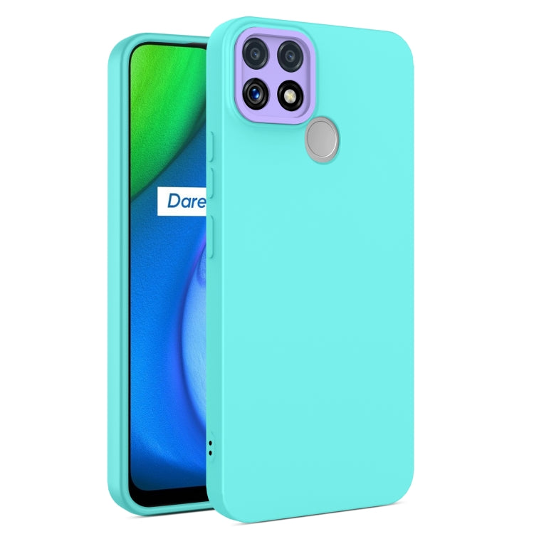 For OPPO Realme C12 / C25 Eagle Eye Lens Oily Feel TPU + PC Phone Case