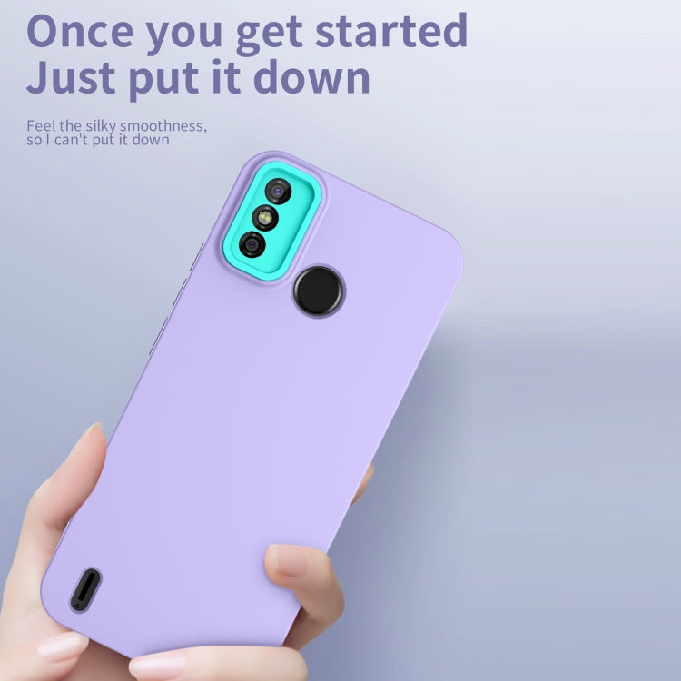 For TECNO Spark 6 Go Eagle Eye Lens Oily Feel TPU + PC Phone Case