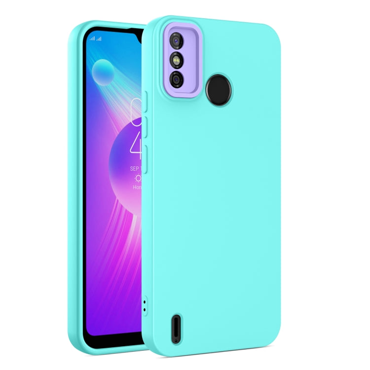 For TECNO Spark 6 Go Eagle Eye Lens Oily Feel TPU + PC Phone Case