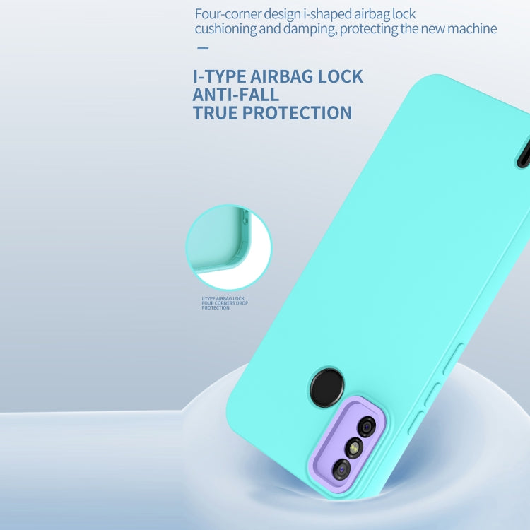 For TECNO Spark 6 Go Eagle Eye Lens Oily Feel TPU + PC Phone Case