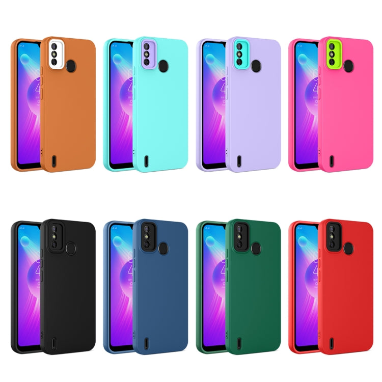 For TECNO Spark 6 Go Eagle Eye Lens Oily Feel TPU + PC Phone Case
