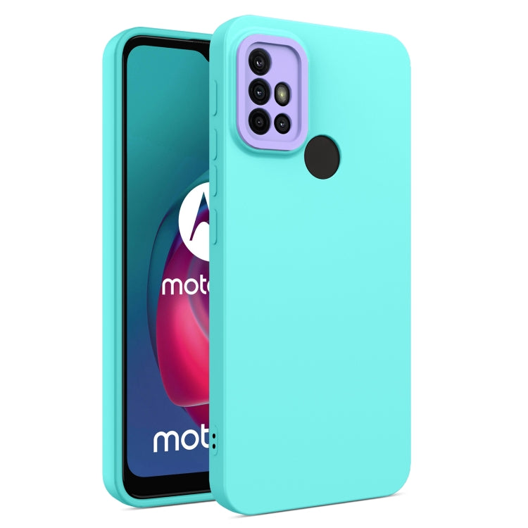 For Motorola Moto G10 / G20 / G30 Eagle Eye Lens Oily Feel TPU + PC Phone Case