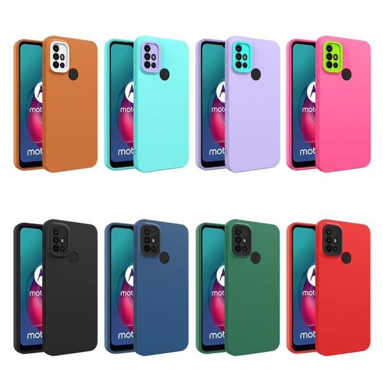 For Motorola Moto G10 / G20 / G30 Eagle Eye Lens Oily Feel TPU + PC Phone Case