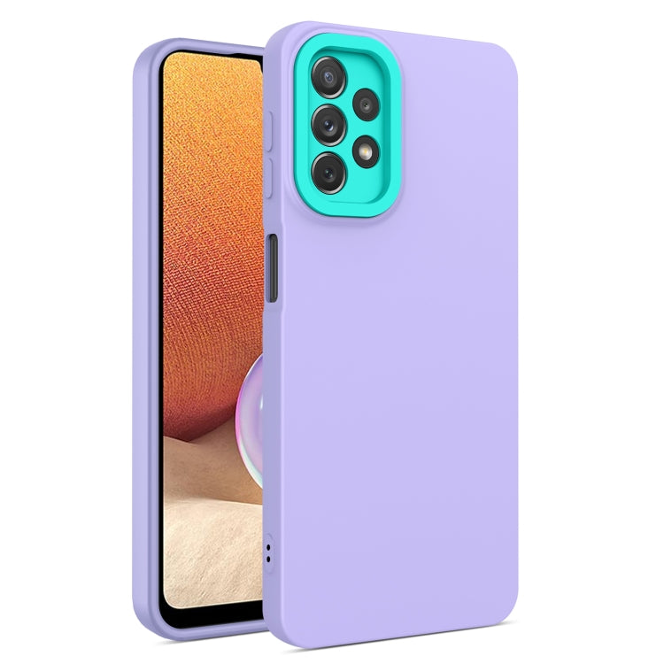 For Samsung Galaxy A32 4G Eagle Eye Lens Oily Feel TPU + PC Phone Case