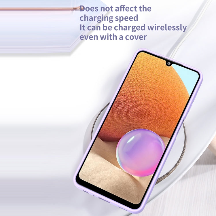 For Samsung Galaxy A32 5G Eagle Eye Lens Oily Feel TPU + PC Phone Case