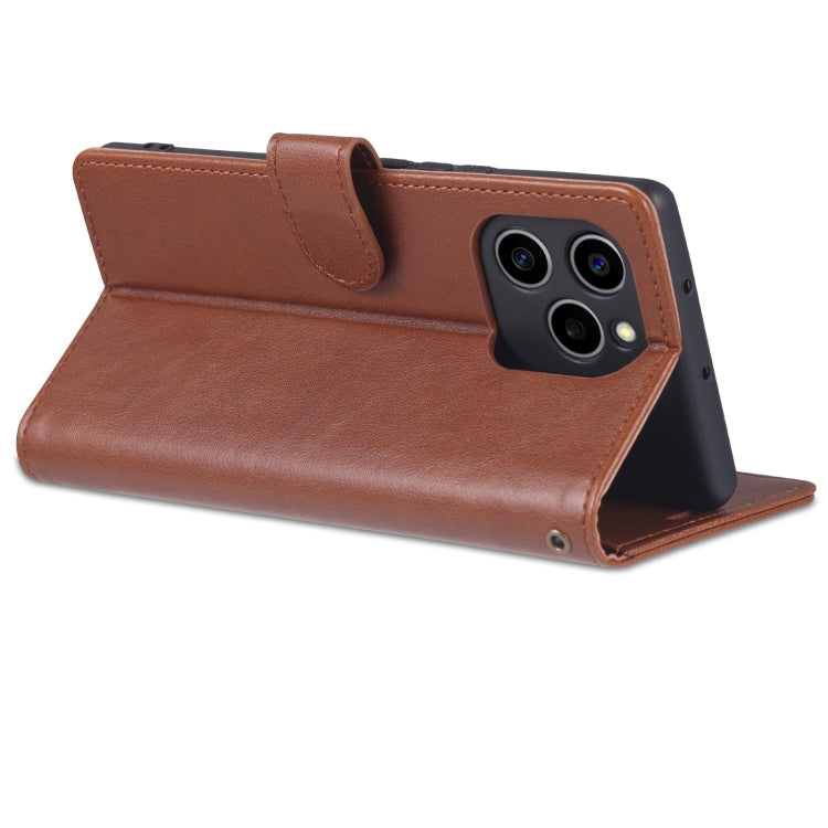For Honor 60 SE AZNS Sheepskin Texture Flip Leather Phone Case