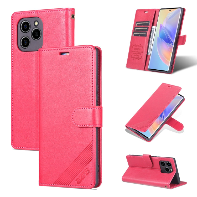 For Honor 60 SE AZNS Sheepskin Texture Flip Leather Phone Case