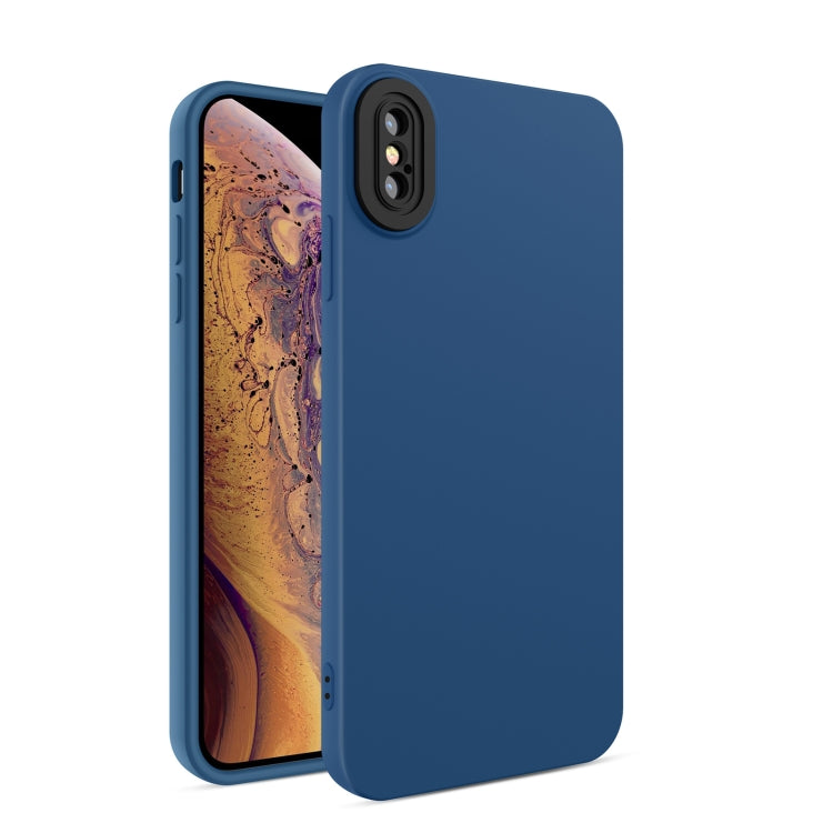 For iPhone X / XS Eagle Eye Lens Oily Feel TPU + PC Phone Case