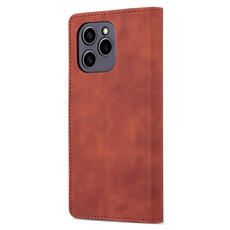 For Honor 60 SE AZNS Skin Feel Calf Texture Horizontal Flip Leather Phone Case