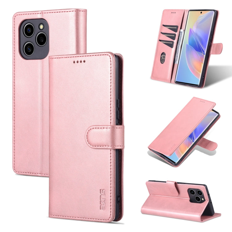 For Honor 60 SE AZNS Skin Feel Calf Texture Horizontal Flip Leather Phone Case