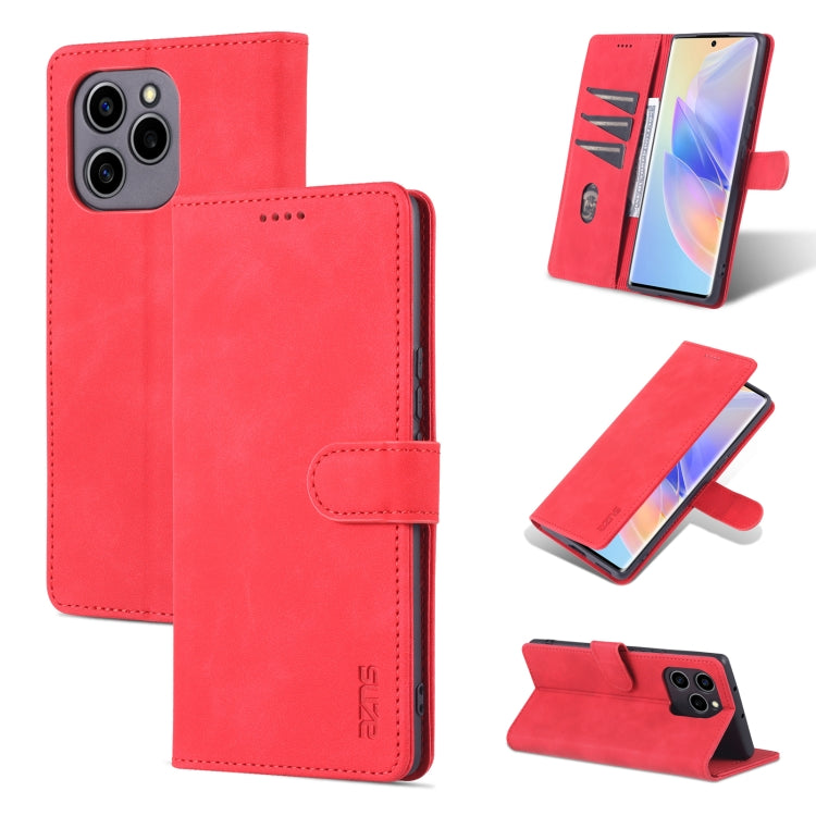 For Honor 60 SE AZNS Skin Feel Calf Texture Horizontal Flip Leather Phone Case