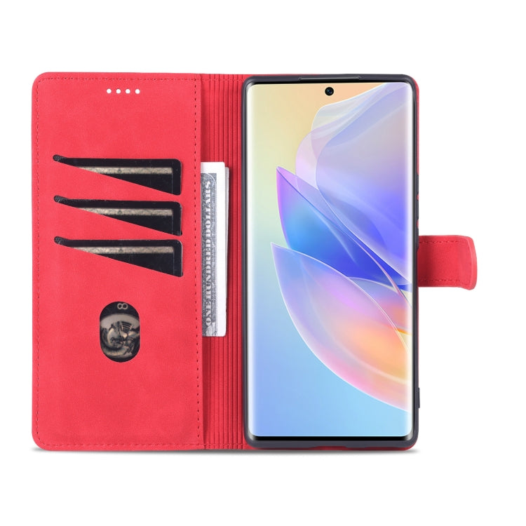 For Honor 60 SE AZNS Skin Feel Calf Texture Horizontal Flip Leather Phone Case