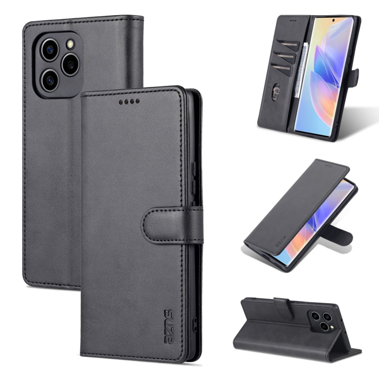 For Honor 60 SE AZNS Skin Feel Calf Texture Horizontal Flip Leather Phone Case