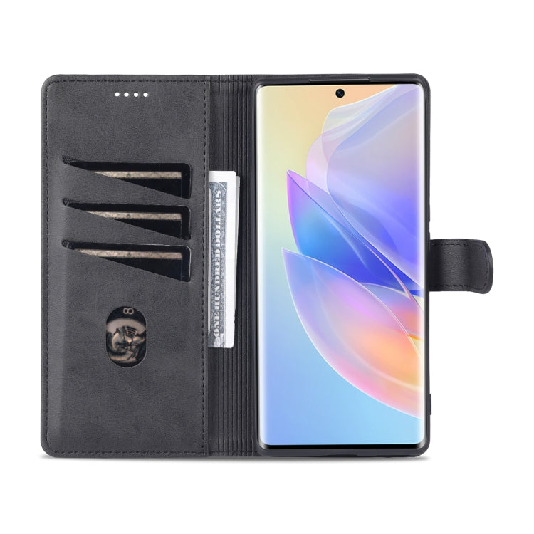 For Honor 60 SE AZNS Skin Feel Calf Texture Horizontal Flip Leather Phone Case