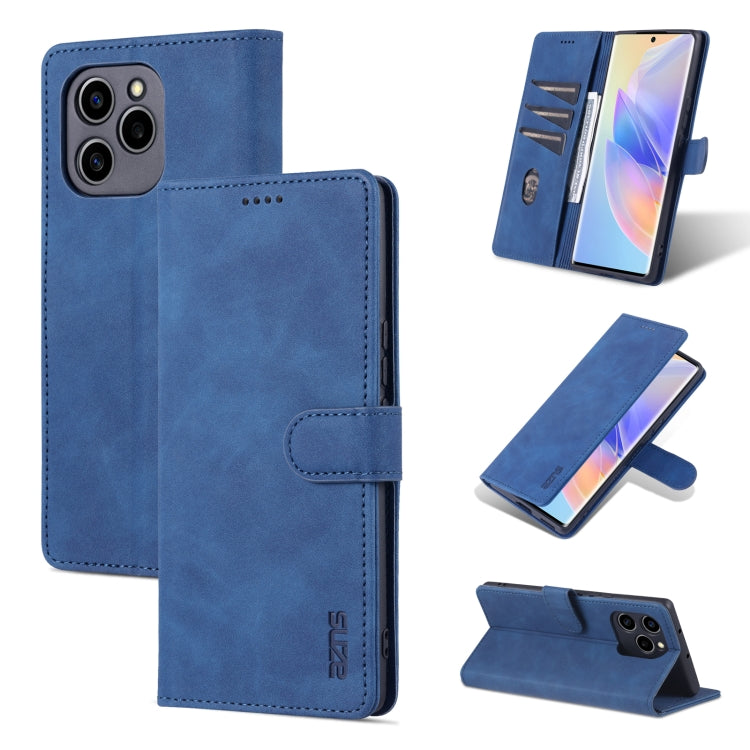 For Honor 60 SE AZNS Skin Feel Calf Texture Horizontal Flip Leather Phone Case
