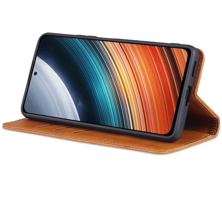 For Xiaomi Redmi K50 / K50 Pro AZNS Magnetic Calf Texture Leather Phone Case
