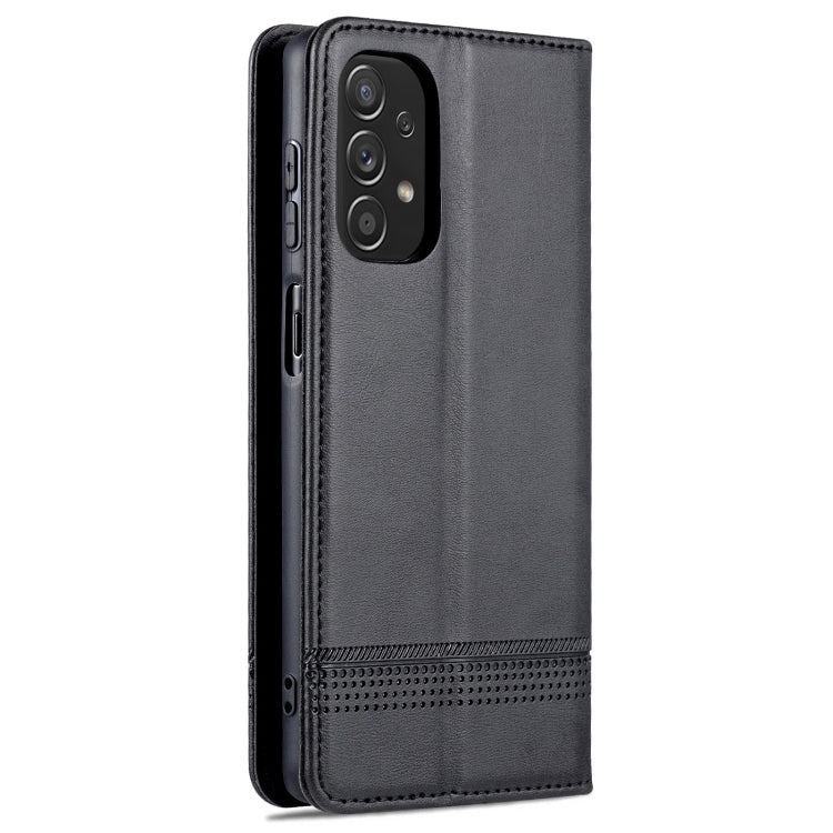 For Samsung Galaxy A23 5G AZNS Magnetic Calf Texture Leather Phone Case