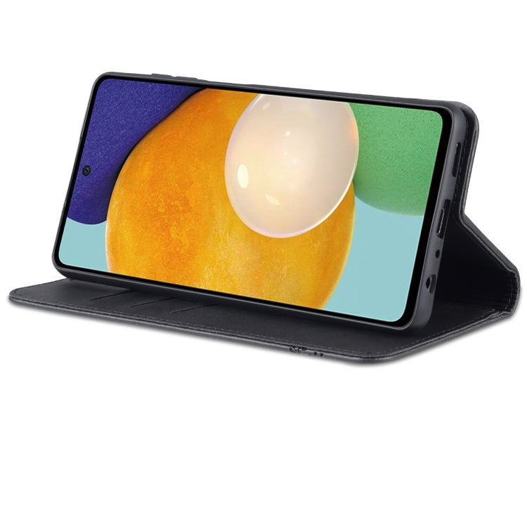 For Samsung Galaxy A23 5G AZNS Magnetic Calf Texture Leather Phone Case