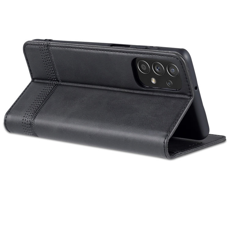For Samsung Galaxy A23 5G AZNS Magnetic Calf Texture Leather Phone Case