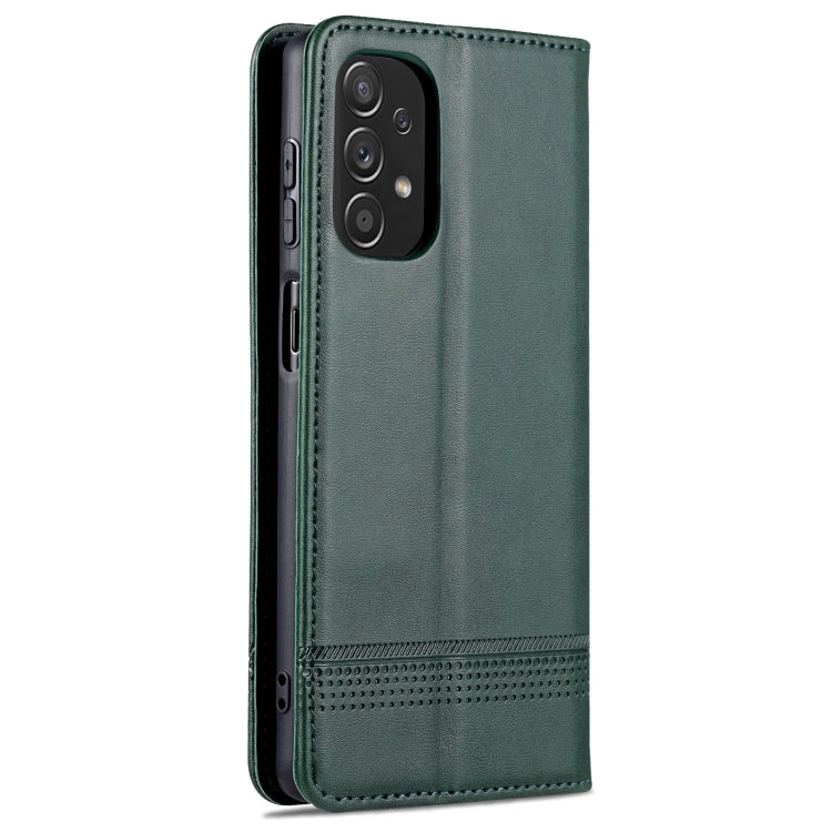 For Samsung Galaxy A23 5G AZNS Magnetic Calf Texture Leather Phone Case
