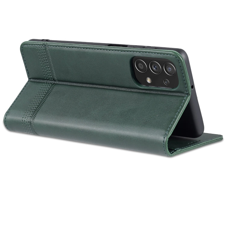 For Samsung Galaxy A23 5G AZNS Magnetic Calf Texture Leather Phone Case