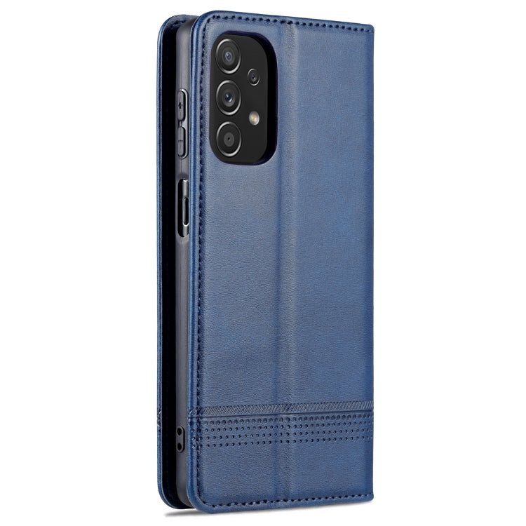 For Samsung Galaxy A23 5G AZNS Magnetic Calf Texture Leather Phone Case