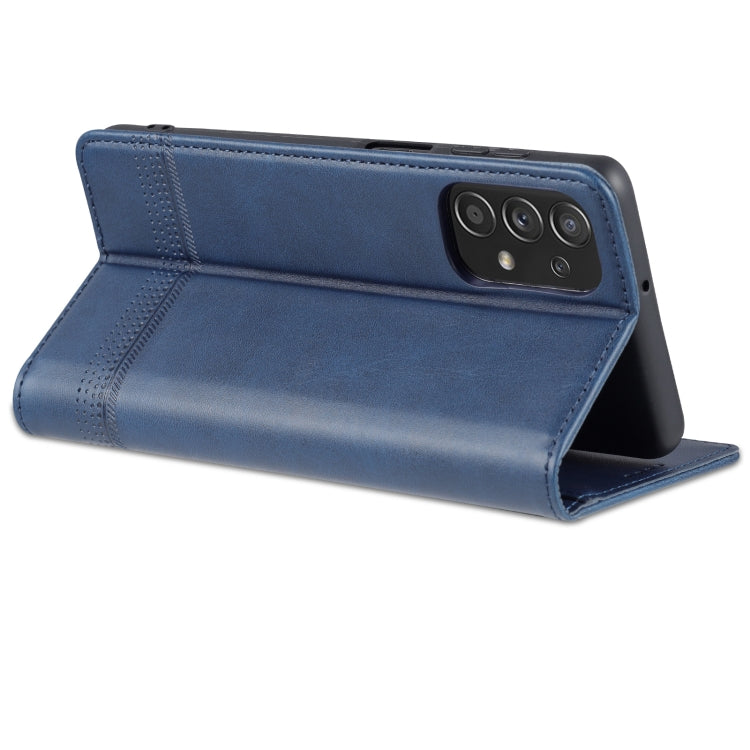 For Samsung Galaxy A23 5G AZNS Magnetic Calf Texture Leather Phone Case