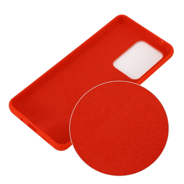 For Galaxy S20 Ultra Solid Color Liquid Silicone Shockproof Full Coverage Protective Case