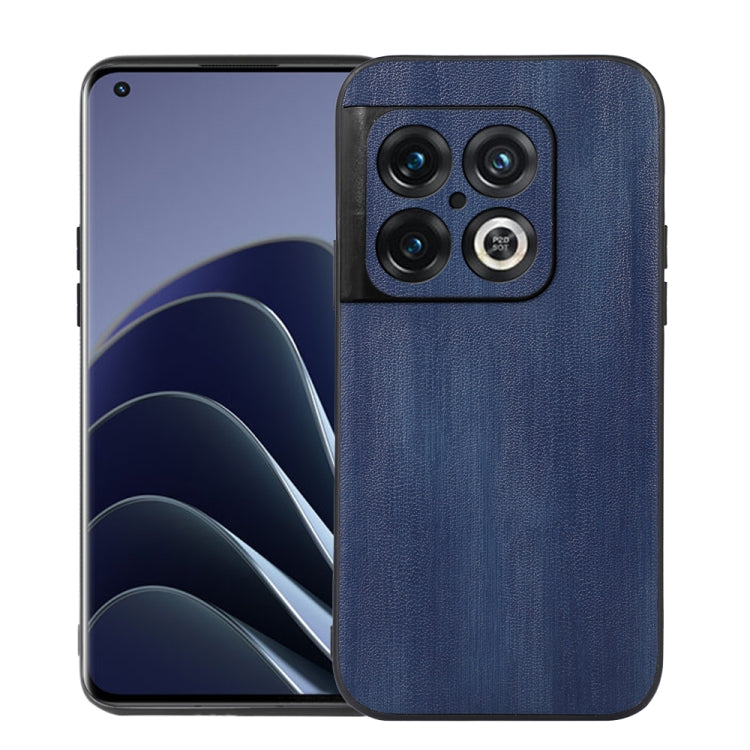 For OnePlus 10 Pro 5G Yellow Cow Texture PU Phone Case