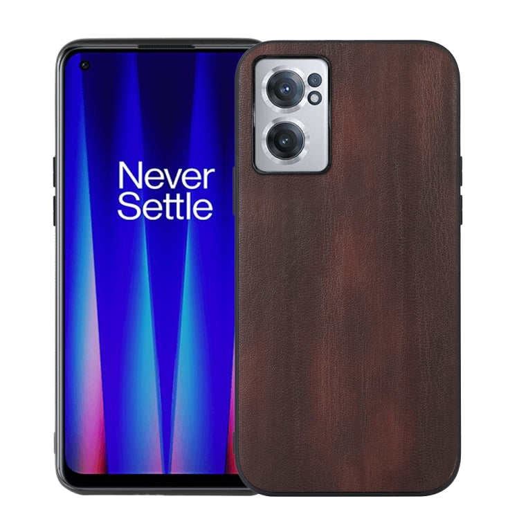 For OnePlus Nord CE 2 5G Yellow Cow Texture PU Phone Case
