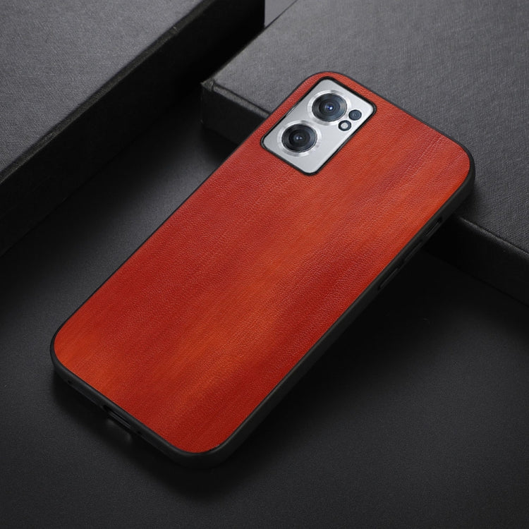 For OnePlus Nord CE 2 5G Yellow Cow Texture PU Phone Case