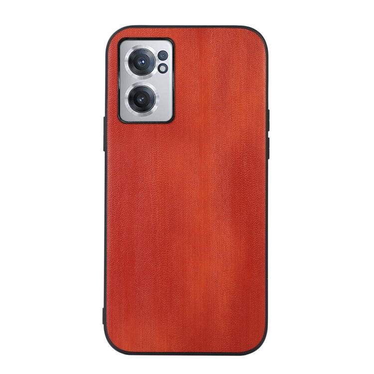 For OnePlus Nord CE 2 5G Yellow Cow Texture PU Phone Case