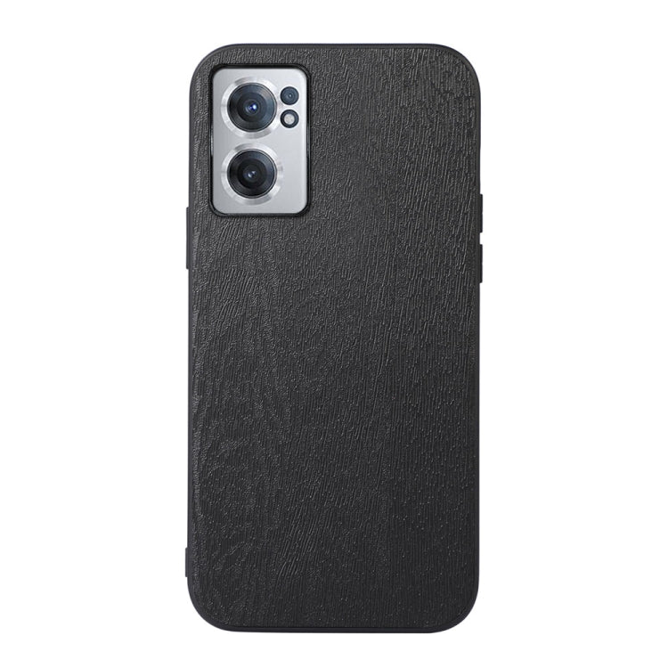 For OnePlus Nord CE 2 5G Wood Texture PU Phone Case