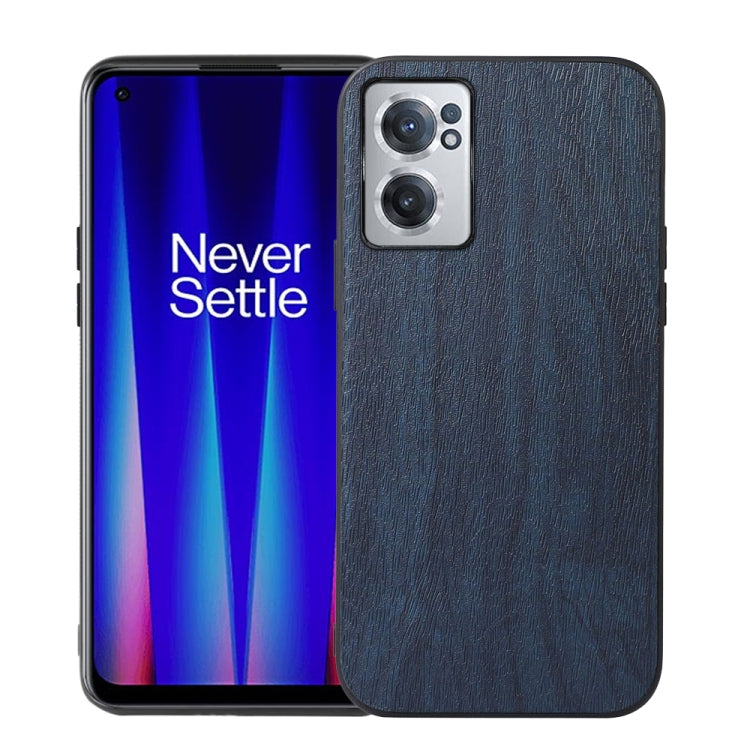 For OnePlus Nord CE 2 5G Wood Texture PU Phone Case