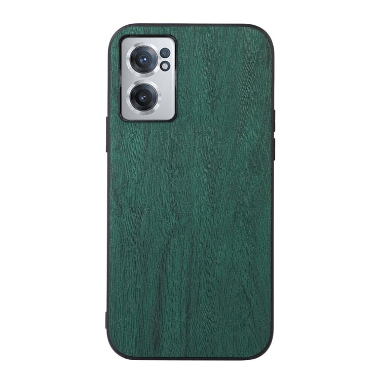 For OnePlus Nord CE 2 5G Wood Texture PU Phone Case