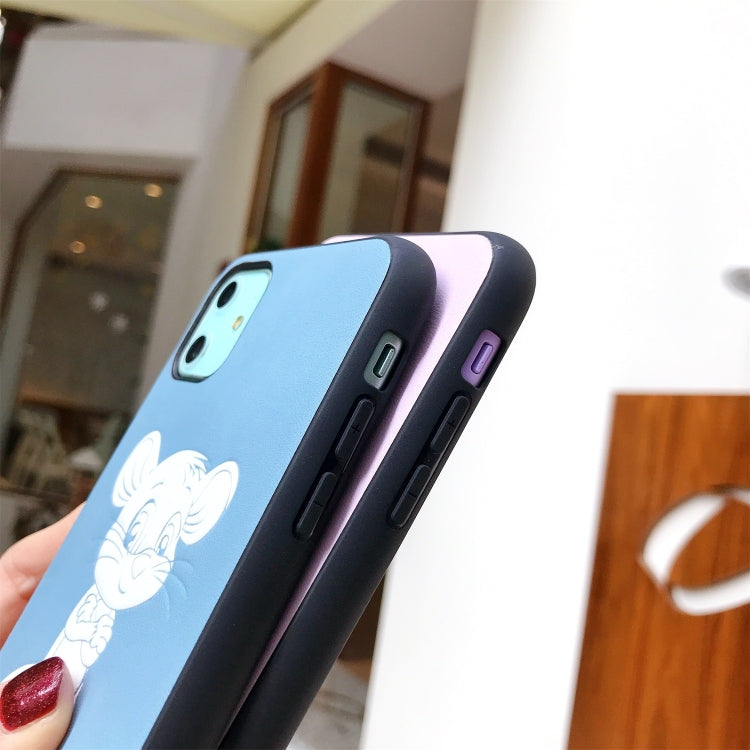 For iPhone 11 peelcas Lucky Rat Pattern Luminous Shockproof TPU Protective Case