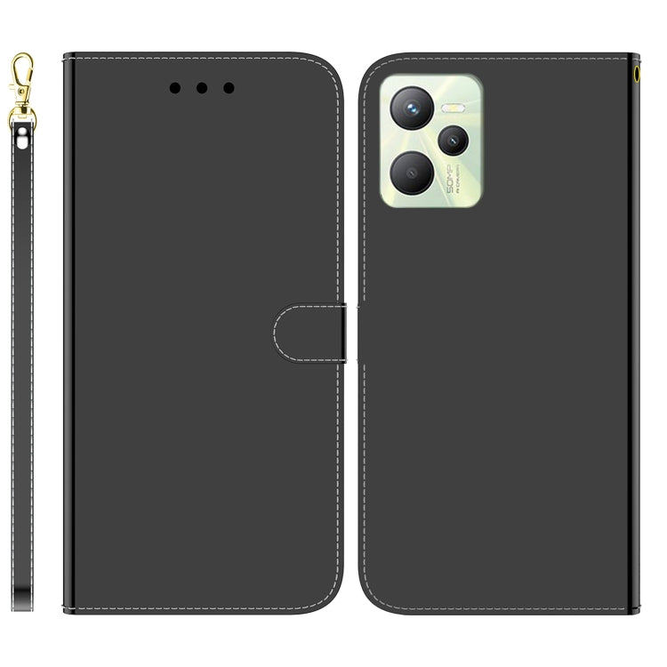 For OPPO Realme C35 Imitated Mirror Surface Leather Phone Case