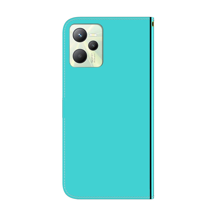 For OPPO Realme C35 Imitated Mirror Surface Leather Phone Case