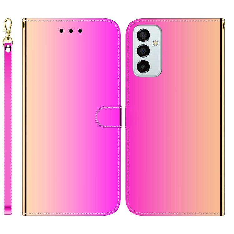For Samsung Galaxy M23 / F23 Imitated Mirror Surface Leather Phone Case