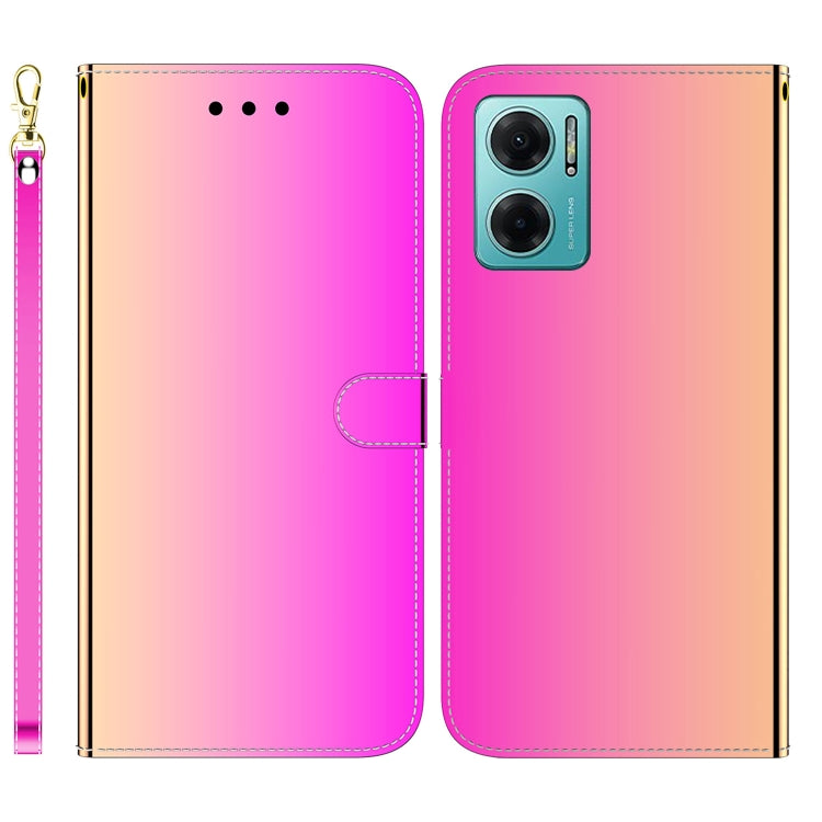 For Xiaomi Redmi Note 11E / Redmi 10 5G Imitated Mirror Surface Leather Phone Case