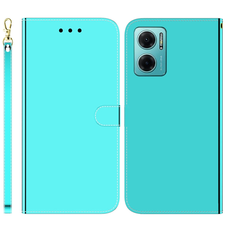 For Xiaomi Redmi Note 11E / Redmi 10 5G Imitated Mirror Surface Leather Phone Case