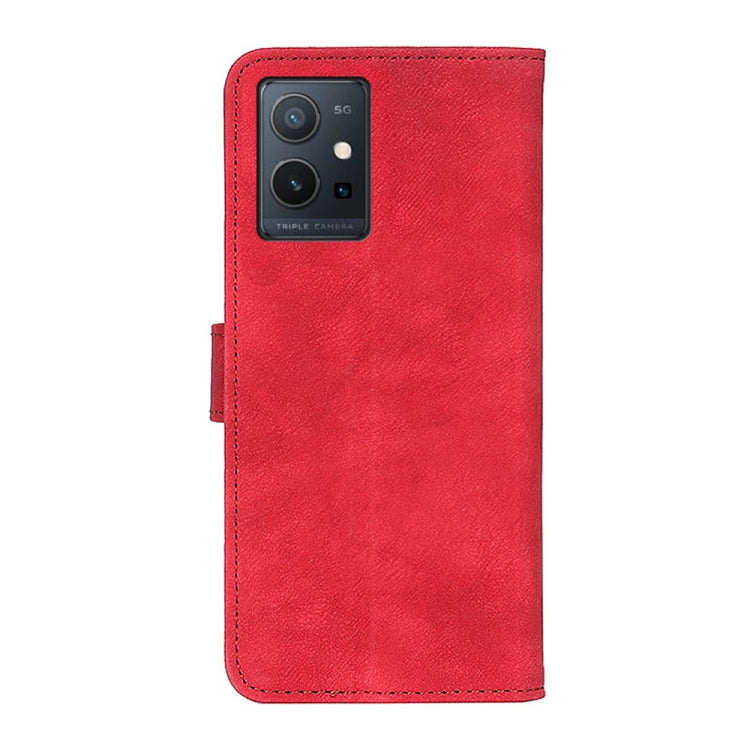 For vivo Y75 5G Foreign/T1 5G Foreign/ Y55 5G Foreign Antelope Texture Magnetic Buckle Leather Phone Case