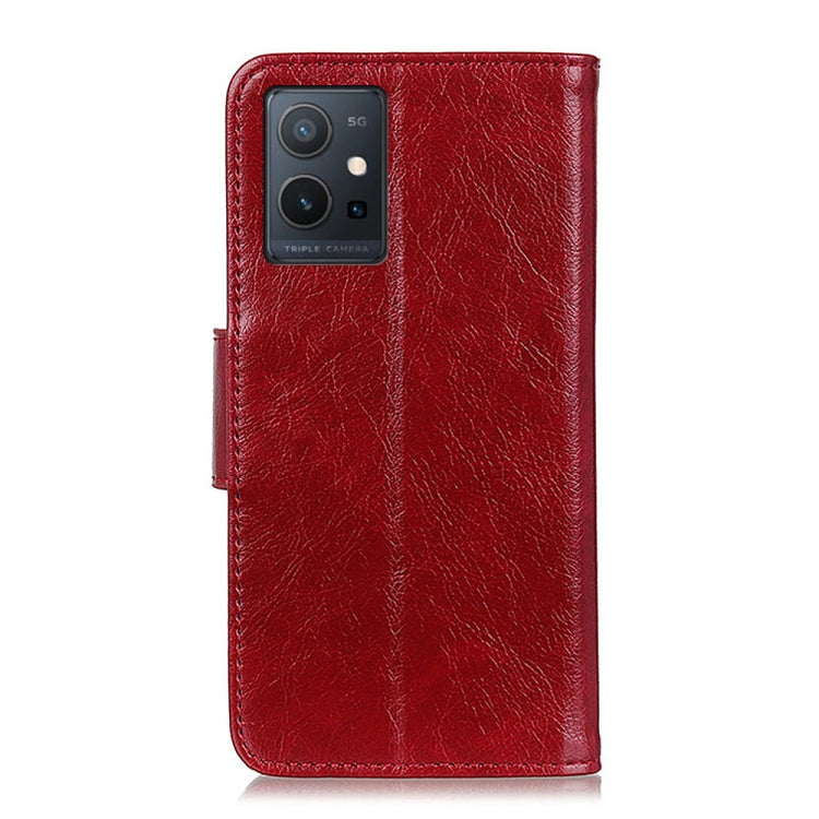 For vivo Y75 5G Foreign/T1 5G Foreign/Y55 5G Foreign Nappa Texture Leather Phone Case
