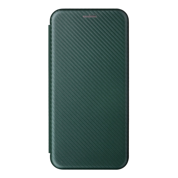 For Motorola Moto G22 Carbon Fiber Texture Horizontal Flip Leather Phone Case