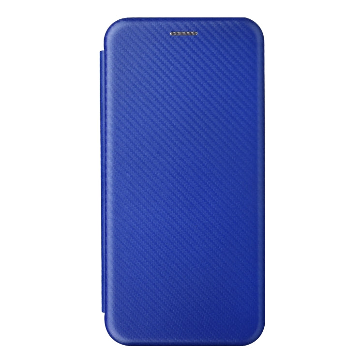 For Motorola Moto G22 Carbon Fiber Texture Horizontal Flip Leather Phone Case