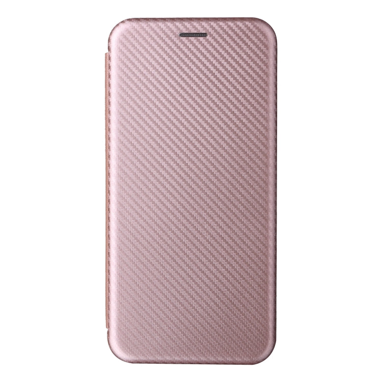 For Motorola Moto G22 Carbon Fiber Texture Horizontal Flip Leather Phone Case