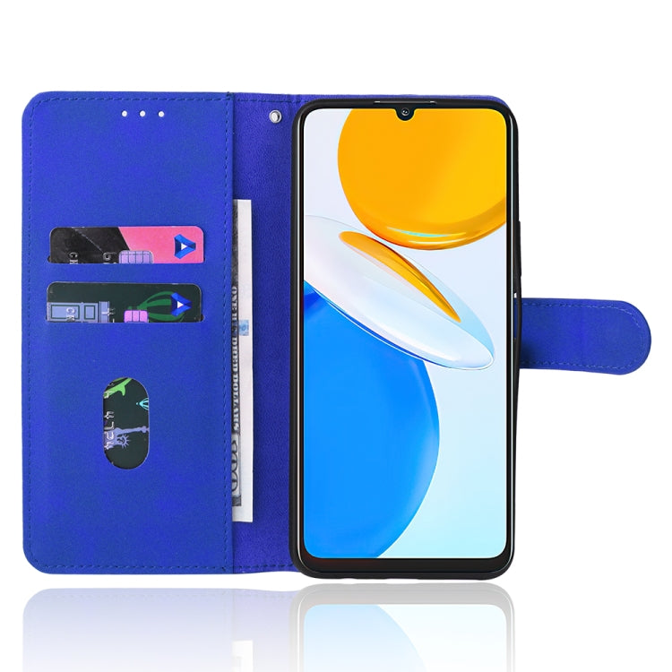 For Honor X7 Skin Feel Magnetic Buckle Calf Texture PU Phone Case