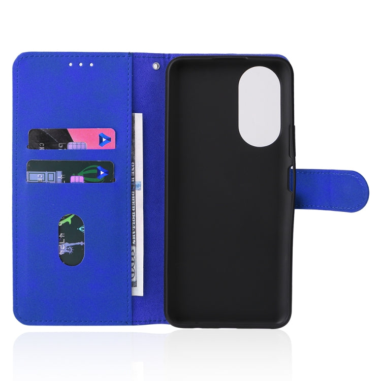 For Honor X7 Skin Feel Magnetic Buckle Calf Texture PU Phone Case