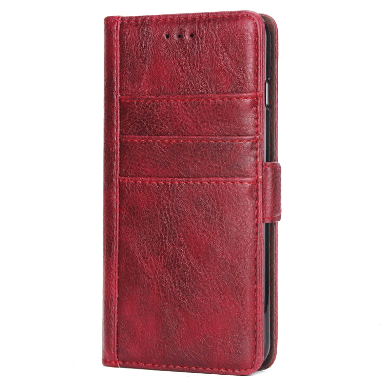 For iPhone 6s & 6 External Three Card Slots Leather Texture Horizontal Flip TPU + PU Case, with Card Slots & Holder & Wallet