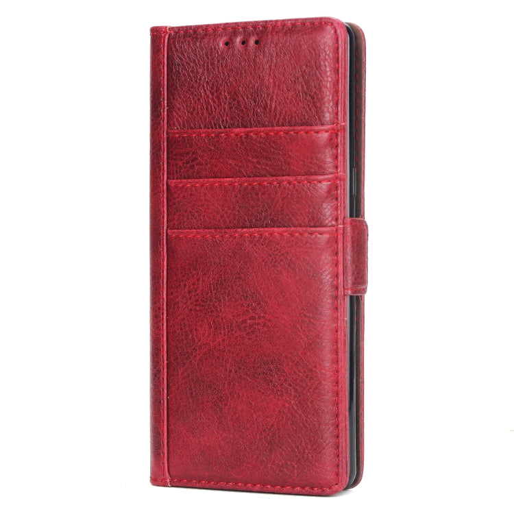 For Galaxy Note8 External Three Card Slots Leather Texture Horizontal Flip TPU + PU Case, with Card Slots & Holder & Wallet